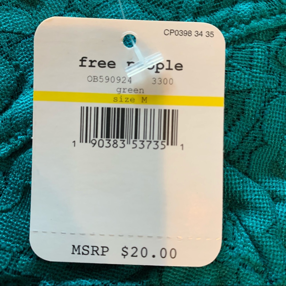 M NWT Free People Galloon Lace Racerback Back Bra - Picture 11 of 11